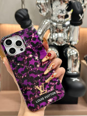 Creative laser leopard print case