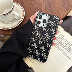 Embossed silicone phone case