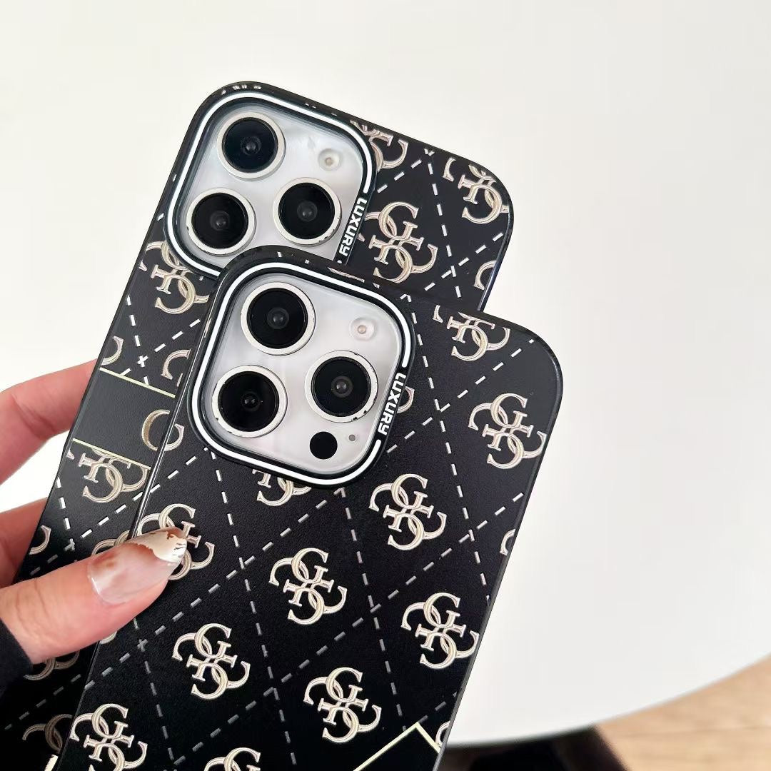 Embossed silicone phone case