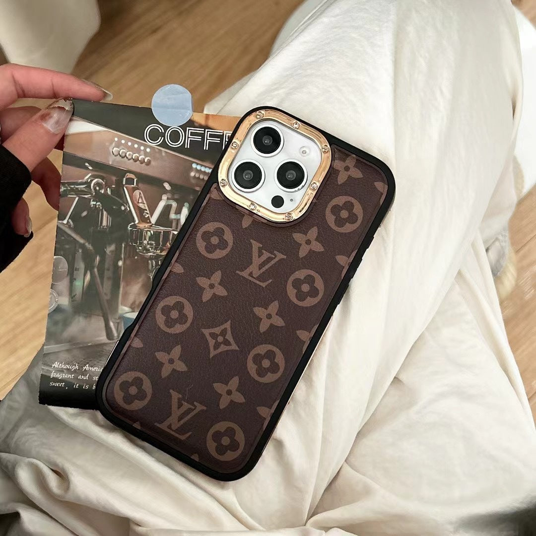 Cute cartoon leather case