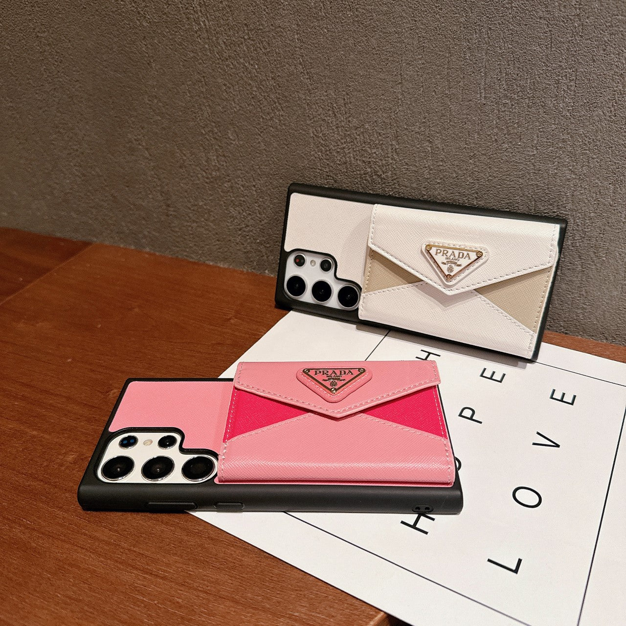 Luxury card holder leather case