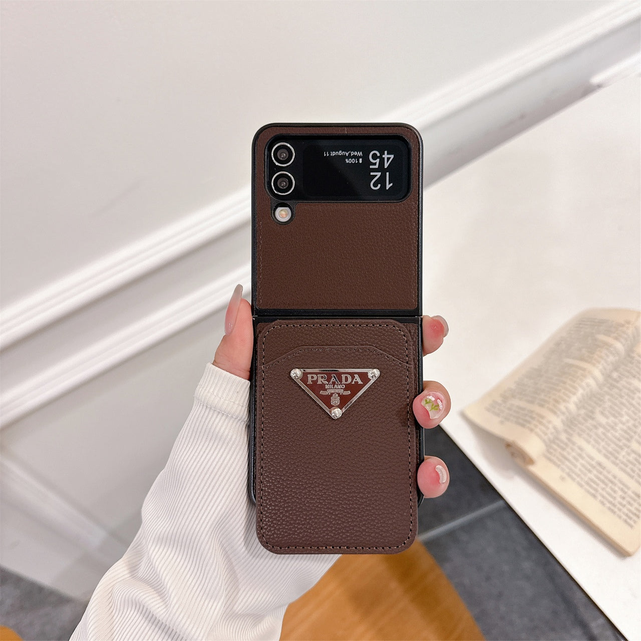 Magnetic Triangle Card Holder G Case for Galaxy Z Flip