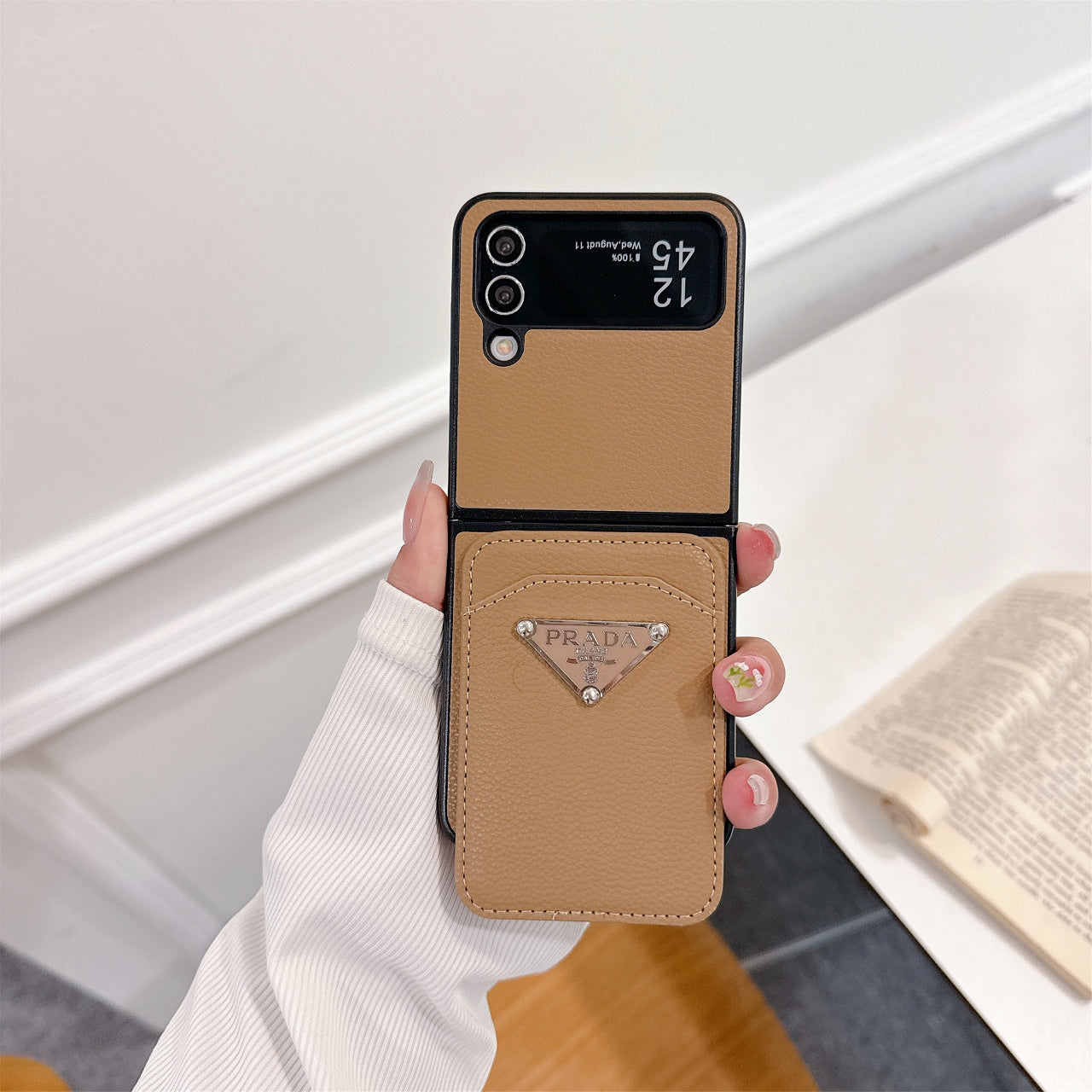 Magnetic Triangle Card Holder G Case for Galaxy Z Flip