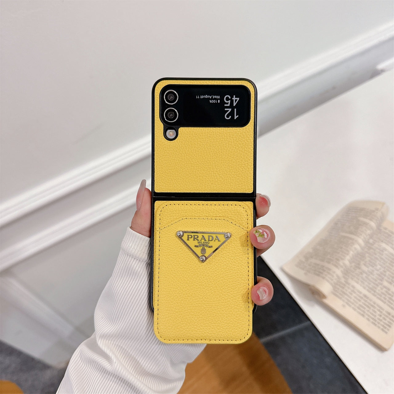 Magnetic Triangle Card Holder G Case for Galaxy Z Flip