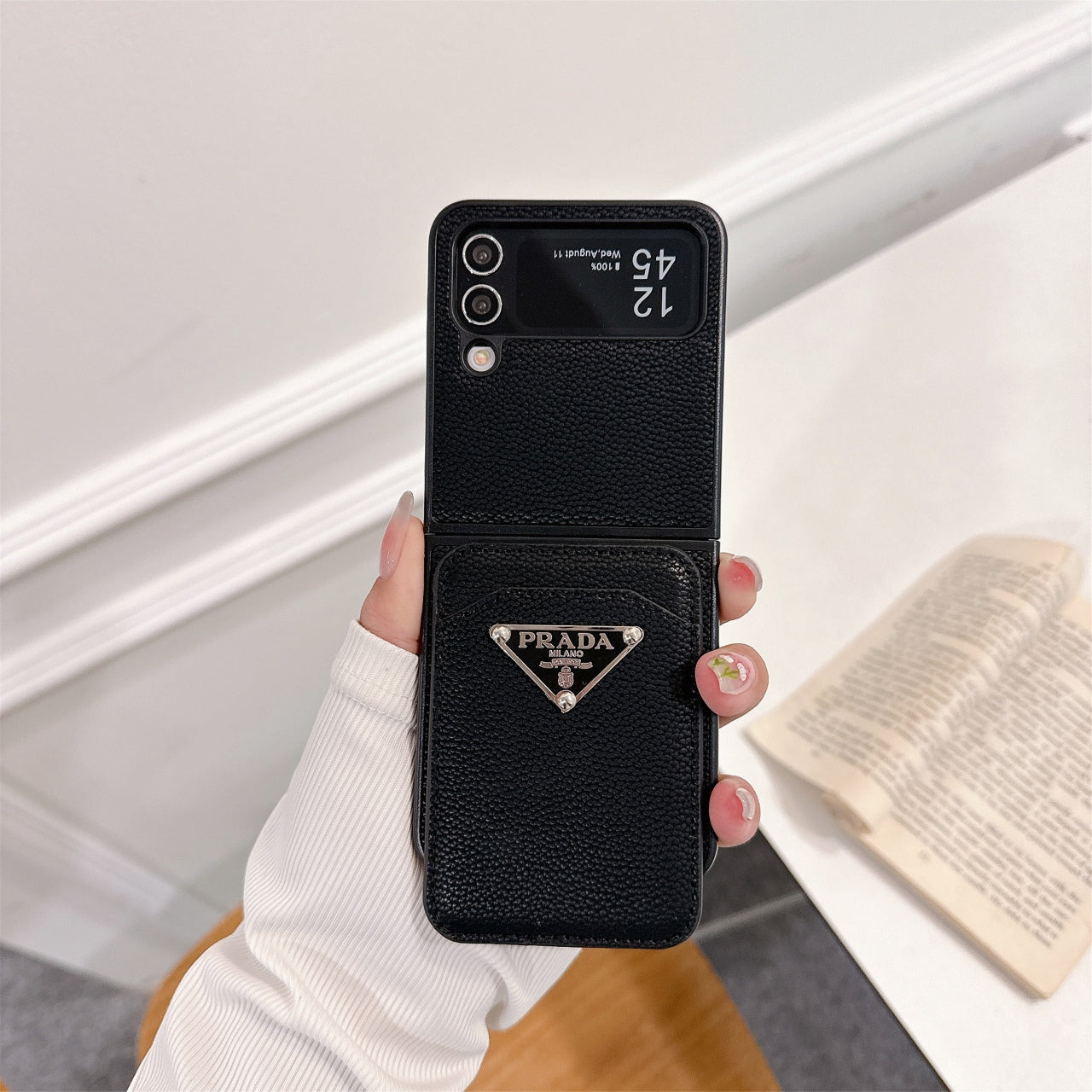 Magnetic Triangle Card Holder G Case for Galaxy Z Flip