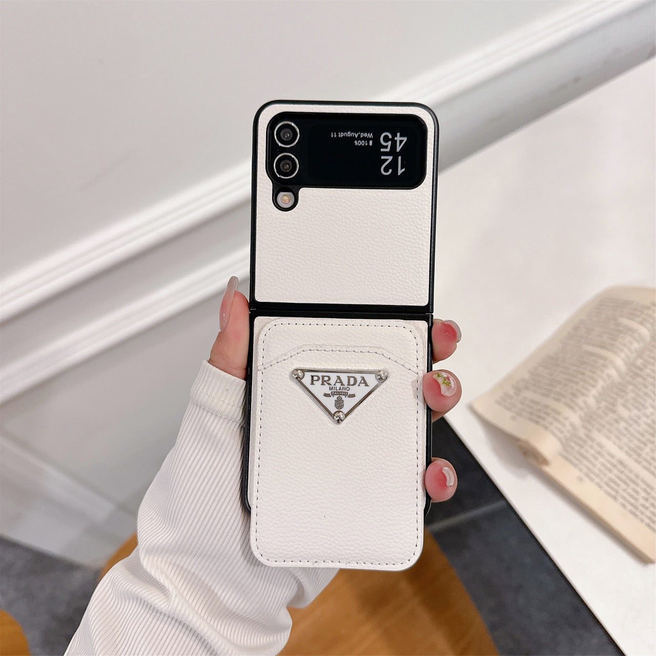 Magnetic Triangle Card Holder G Case for Galaxy Z Flip