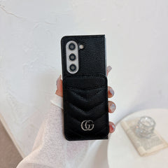 Luxury Litchi Magnetic Leather Fold Case