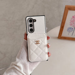 Luxury Pebbled Leather Fold Case