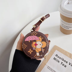 Cartoon Leather AirPods case