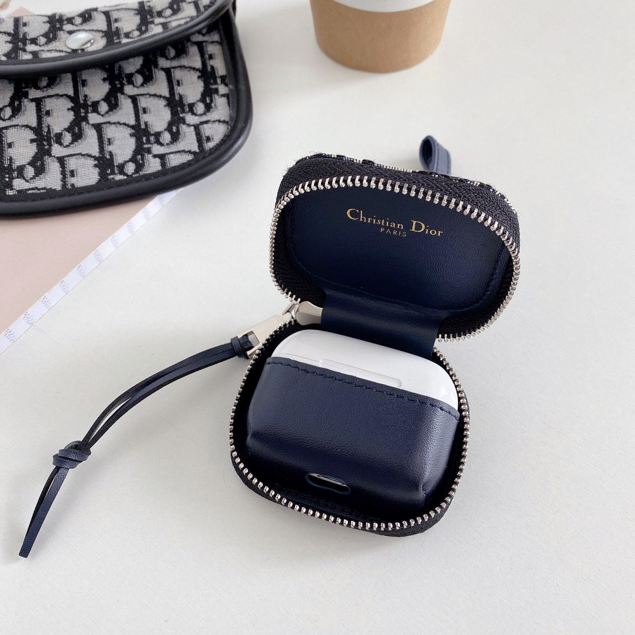 Luxury embroidered AirPods Case