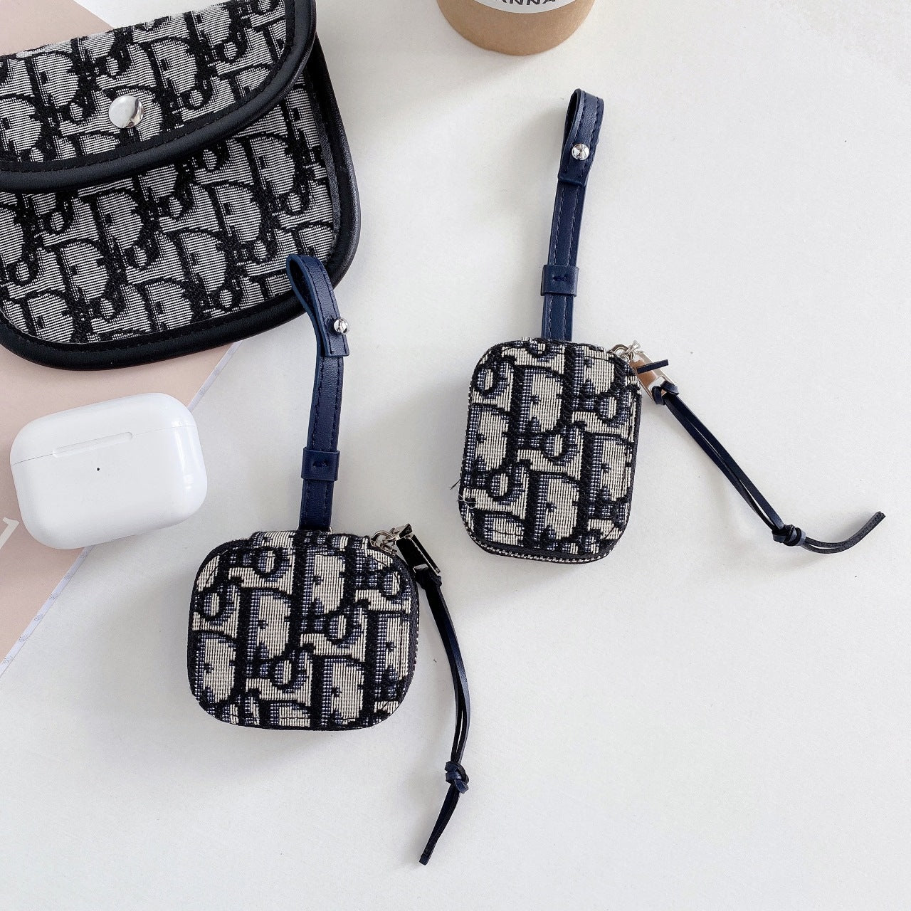 Luxury embroidered AirPods Case