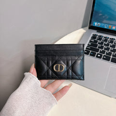 EMBOSSED LEATHER CARD HOLDER